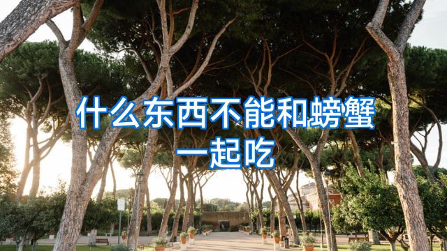 什么东西不能和螃蟹一起吃