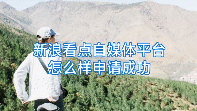 新浪看点自媒体平台怎么样申请成功