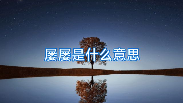 屡屡是什么意思