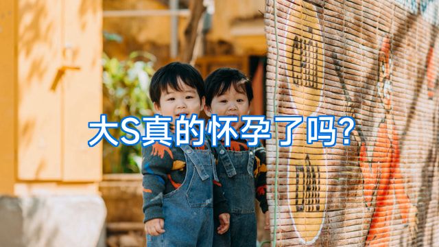 大S真的怀孕了吗?