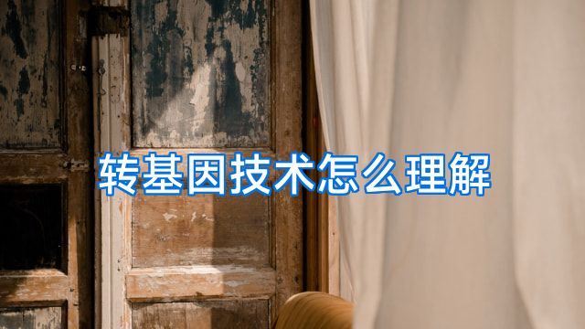 转基因技术怎么理解