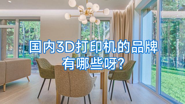 国内3D打印机的品牌有哪些呀?