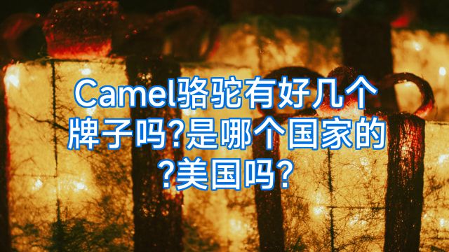 Camel骆驼有好几个牌子吗?是哪个国家的?美国吗?