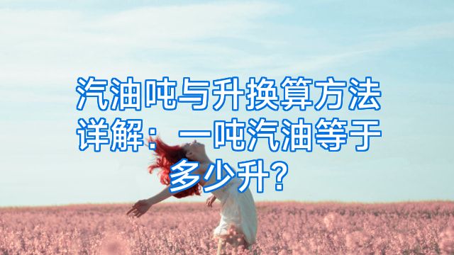 汽油吨与升换算方法详解：一吨汽油等于多少升？